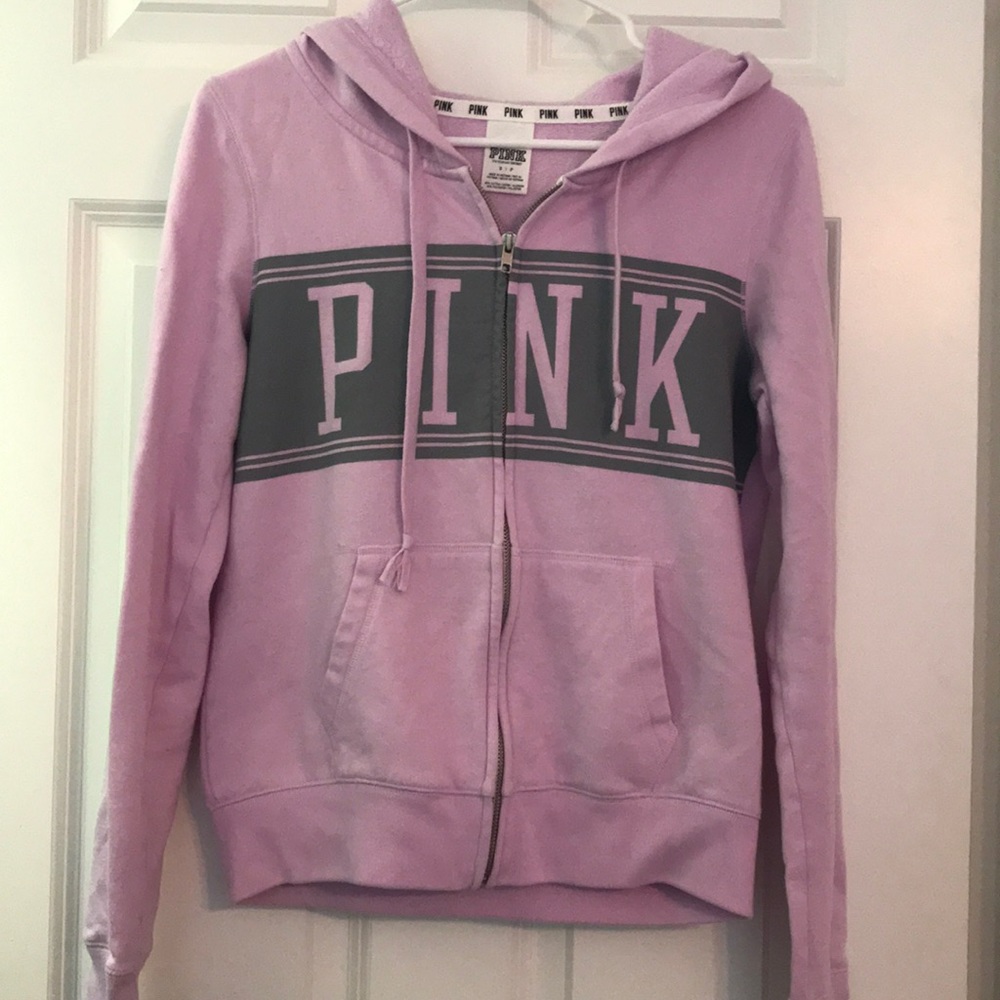 PINK Light Purple Sweatshirt w/ hood